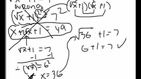 How To Solve Radical Equations
