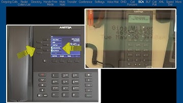Mitel 6867i Phone: How to Use Shared Call Appearance (SCA)