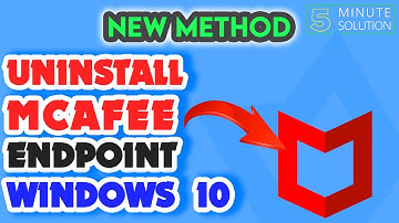 How to uninstall McAfee Endpoint Windows 10 2024 [EASY]