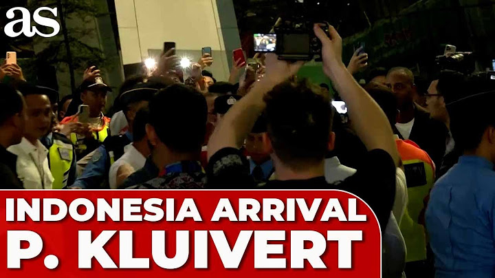 NEW head coach PATRICK KLUIVERT welcomed by supporters in INDONESIA