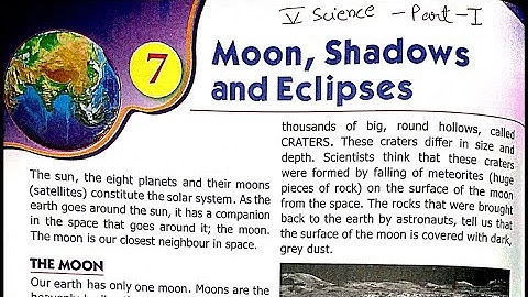 Class 5 Science | Chapter 7 Moon, Shadows and Eclipses Part 1| MKD Agrim Academy