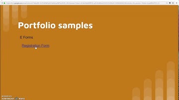 Create an e-Portfolio of Evidence using Google Slides