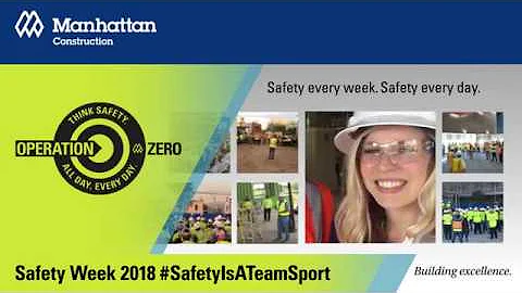 Manhattan Construction Company Safety Week 2018