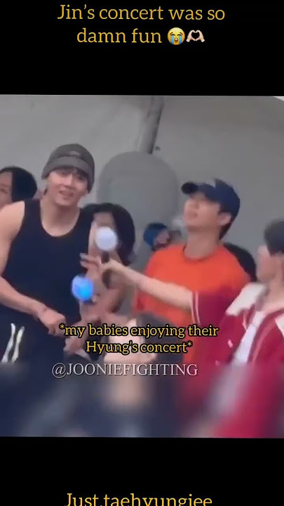 Jin concert was damn so fun 🤣#like#jin#bts #update #kpop #shorts