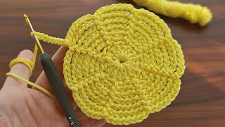 MUY HERMOSO!😍 Super easy How to crochet a coaster supla Çok Kolay Tığ İşi Supla Bardak Altlığı motif