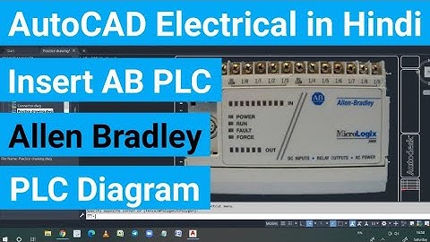 Insert AB PLC |AutoCAD Electrical in Hindi| AutoCAD Electrical Course