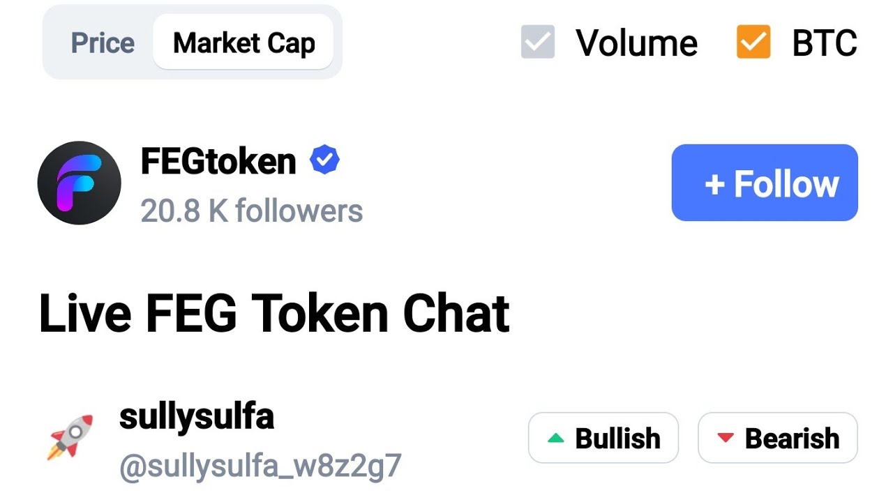 FEG TOKEN CRYPTO HOLDERS $$$$ GOING TO HIM - YouTube