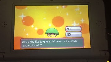 [Live] Shiny Kabuto hatched after 3 eggs on Pokemon Omega Ruby