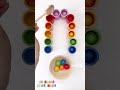Relaxing sound | Colorful wooden balls Sorting Hammer ASMR satisfying video🌈 #asmr #satisfying