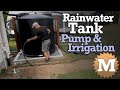 Rainwater Harvesting Tank - Water Pump & Irrigation Piping