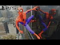 Spider-Man Remastered PS5 - Into The Spider-Verse Suit Free Roam Gameplay (4K Fidelity Mode)