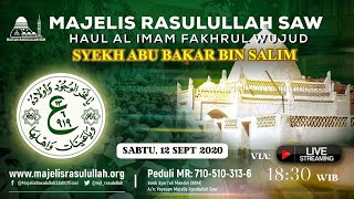 Haul Al Imam Fakhrul Wujud Syekh Abu Bakar bin Salim