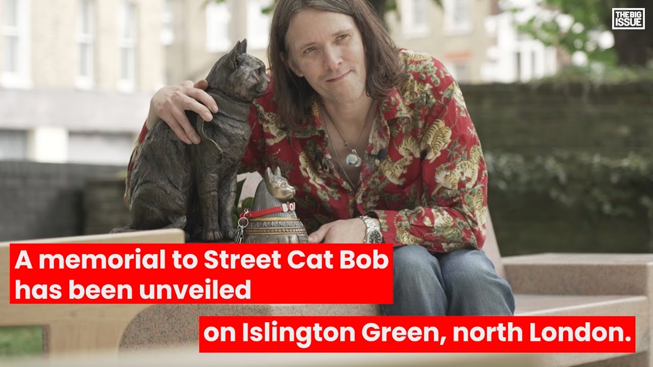 Street Cat Bob memorial statue unveiled by James Bowen