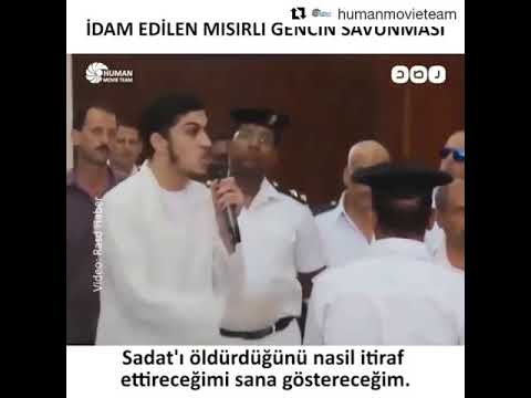 Mısır'da idam edilen gencin son savunması.İdam edilen babanın kızına yazdığı mektup