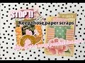 ⚠️ STOP ⚠️ KEEP Those Paper Scraps | Easy & Quick to make pocket inserts | Any Size | Project Idea