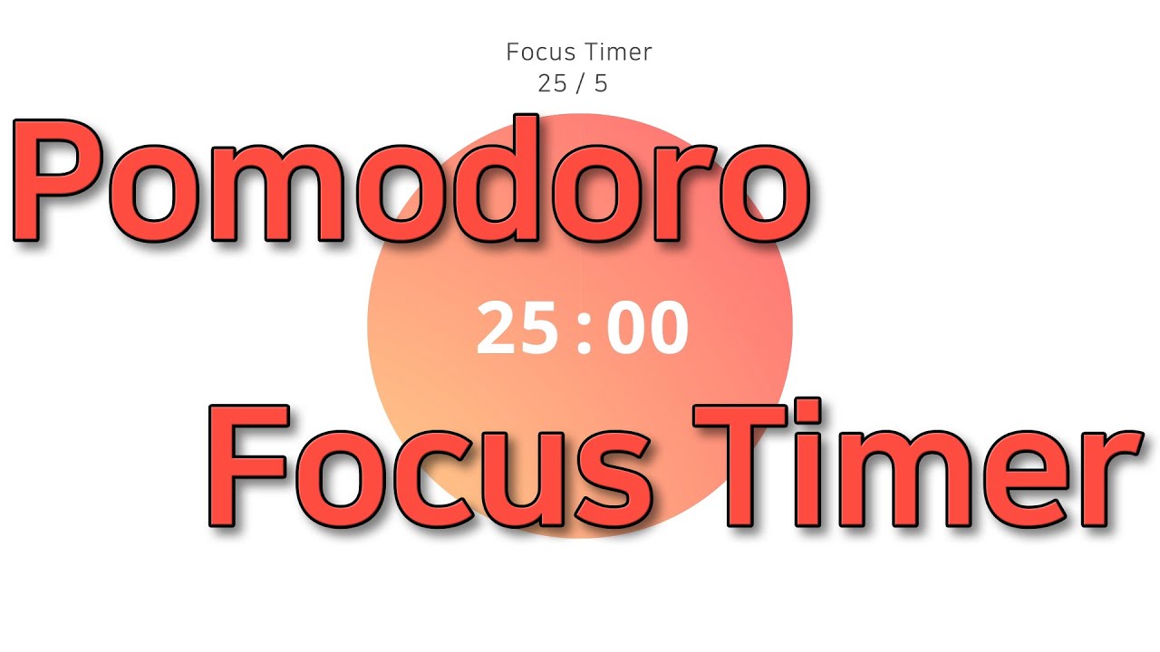 pomodoro focus pomodoro focus