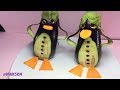 Gorgeous Art On the Eggplant Penguins Table Carving Garnish – How To Make Eggplant Penguins Design.