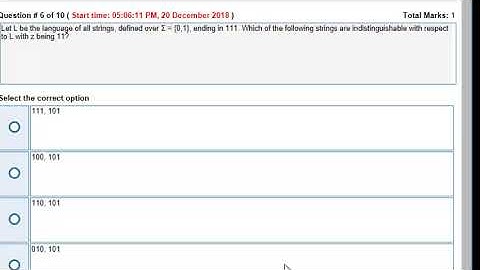 CS402 Quiz No2  Fall 2018