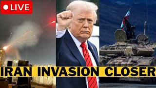 LIVE: U.S. Plan Invasion Of Iran - IRGC Move Tanks To Borders - IDF Activate Submarines