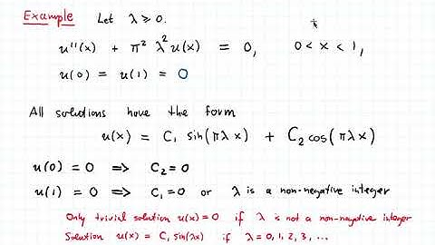 28 - Boundary Value Problems