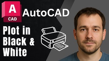 AutoCAD: How to Set Plot to Black and White (Monochrome CTB Tutorial)