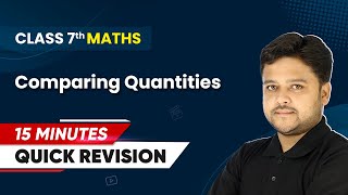 15 Minutes Masterclass: Quick Revision of Comparing Quantities | Class 7 Mathematics 2024-25