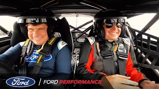 homepage tile video photo for Jimmy Fallon & Jim Farley Test Drive the Mustang Supercar | Ford Performance