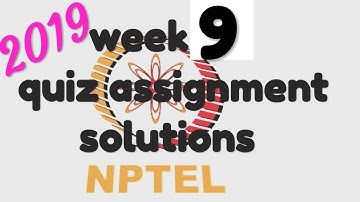 NPTEL |Joy of computing using Python| WEEK 9 QUIZ SOLUTIONS|