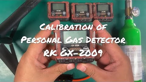 Calibration of Personal Gas Detector RK GX-2009