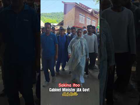 Sakina itoo Cabinet Minister #jammuandkashmir #lifeisbutadream #news #news