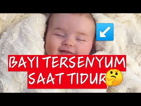Bayi Tertawa Saat Tidur? 🤔 Ini alasan dan penyebabnya😊