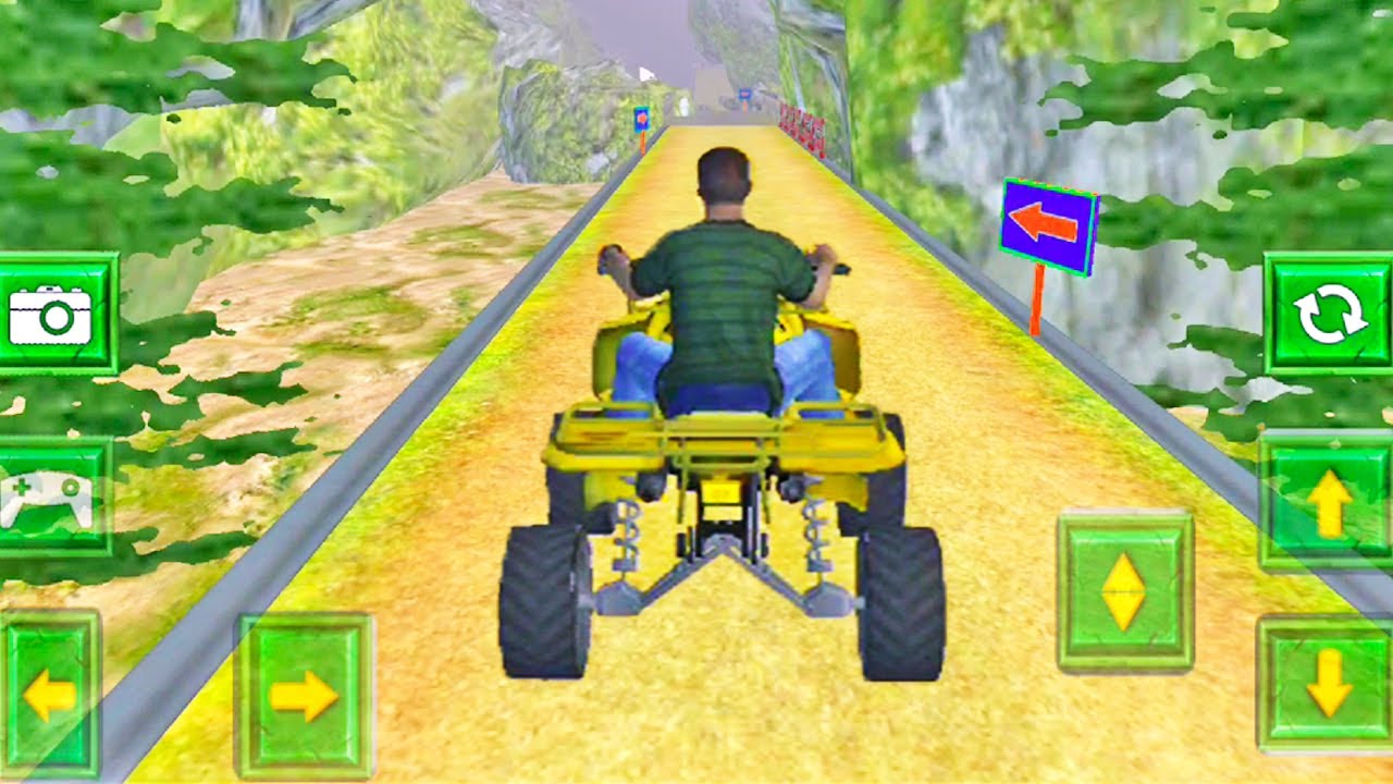 ATV Taxi Bike Offroad Parking Driving Game | ATV Bike Racing Game | Bike Games - ATV Bike Gameplay