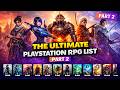 THE ULTIMATE PLAYSTATION RPG LIST