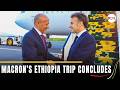 French President Emmanuel Macron Returns After Ethiopia Trip