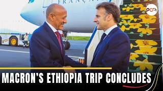 French President Emmanuel Macron Returns After Ethiopia Trip