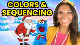 Santa’s Workshop | Learn Colors & Sequencing | Save Christmas with Ms. B and Herbert the Puppet