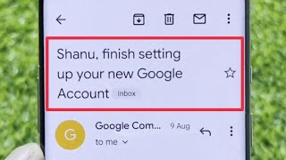 Finish setting up your new Google Account | Mail Meaning screenshot 1