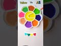 mixing yellow with different colour ! color mixing shorts 🤹 #viral #shortvideo #shortsfeed #shorts