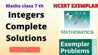 Class 7th Maths NCERT Exemplar Book |Chapter -1 Integer complete solutions part -1 | Maths Pro | screenshot 3