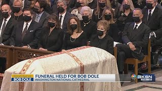 Coverage of Bob Dole's funeral