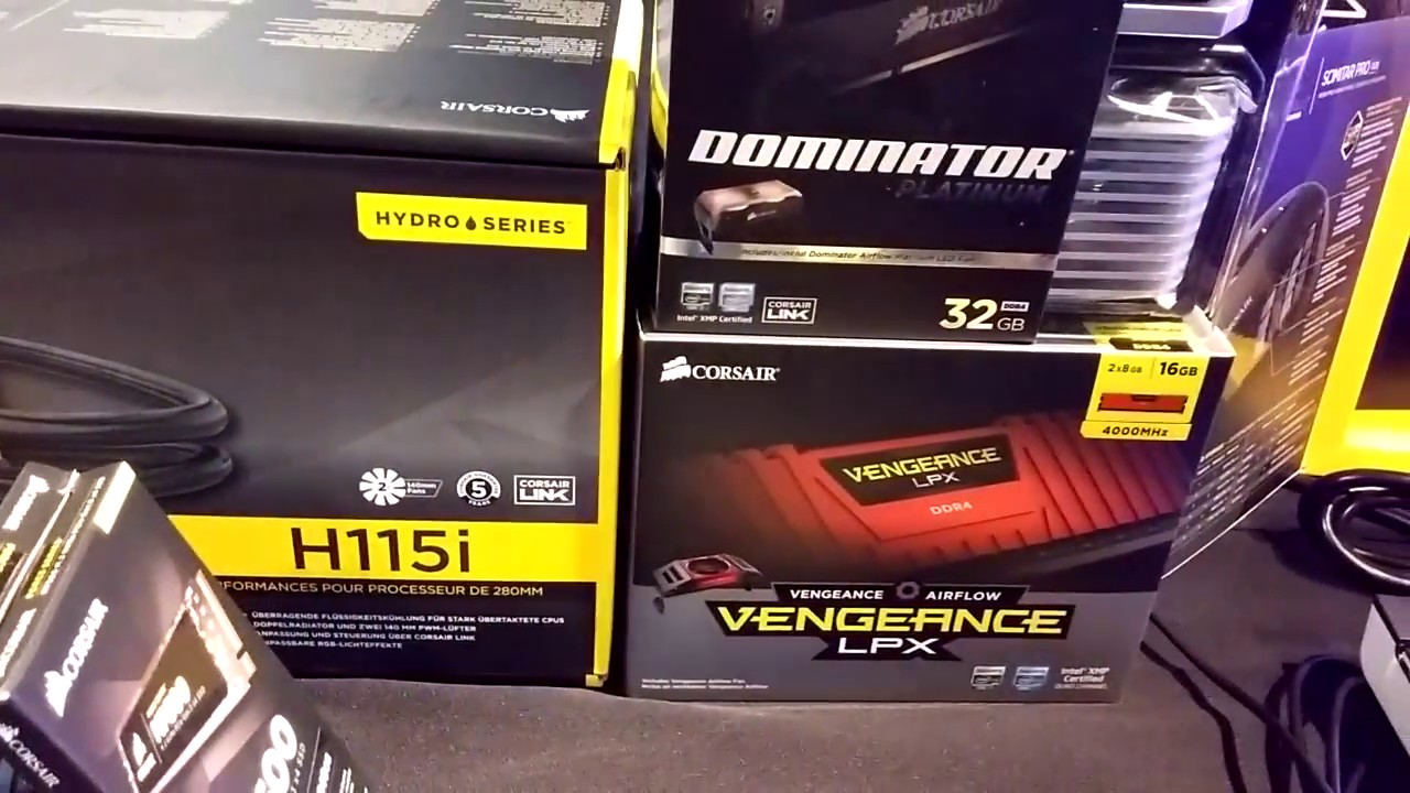 Products of Corsair - YouTube