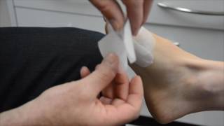 Foot Taping Demonstration for Blister Prevention