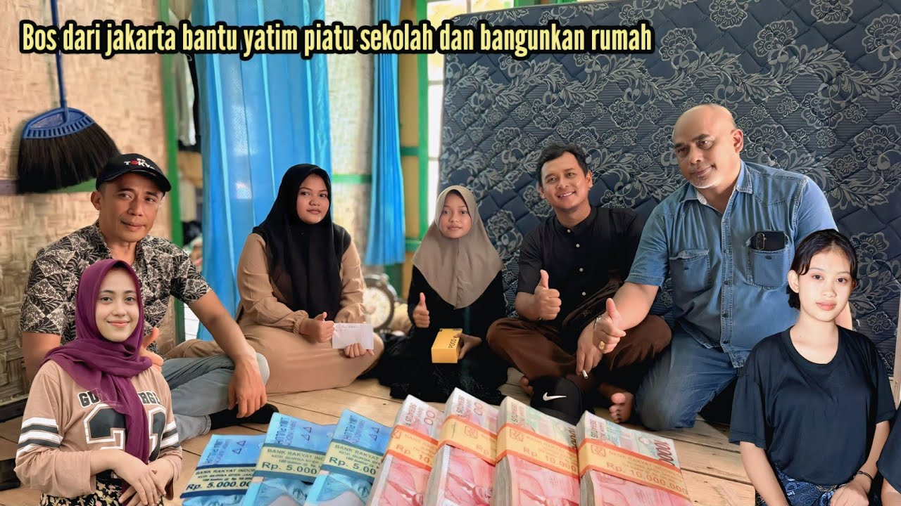 BIKIN GEGER!! BANTUAN HP UANG SEKOLAH RUMAH BUAT GADIS TANPA AYAH DARI BOS BESAR