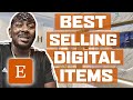 Top 5 Best selling digital products on Etsy : Digital Product Ideas