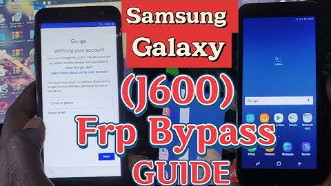 EASY Samsung Galaxy J600 FRP Bypass 