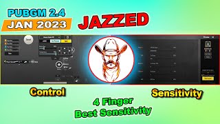 JAZZED Sensitivity Code & Control Code PUBG Mobile (2.4)