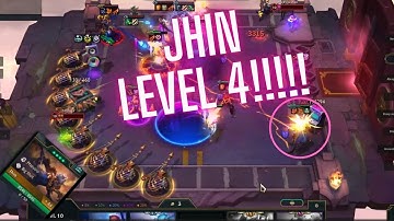 Jhin Reached level 4!!!!! The most Superior and cool de todo!!!