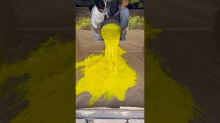 How Yellow Foam Is Made In Seconds Amazing Factory Process