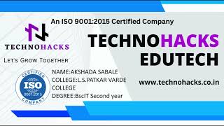TechnoHack-EduTech-Intern-Akshada-Password Generator using python-task-1 Profile