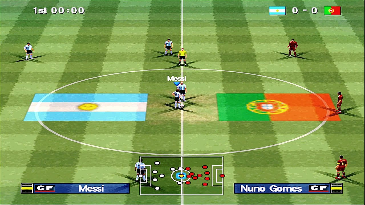 PES 6 - Argentina vs Portugal | PS2